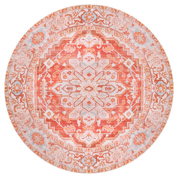 Asa Ornate Medallion Washable Area Rug